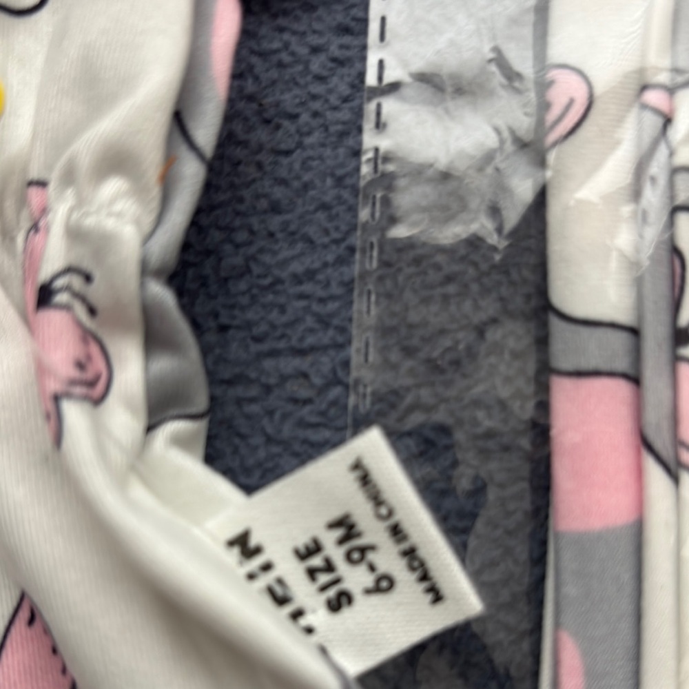 SHEIN Pink and Gray Elephant Bodysuit - Picture 4 of 4